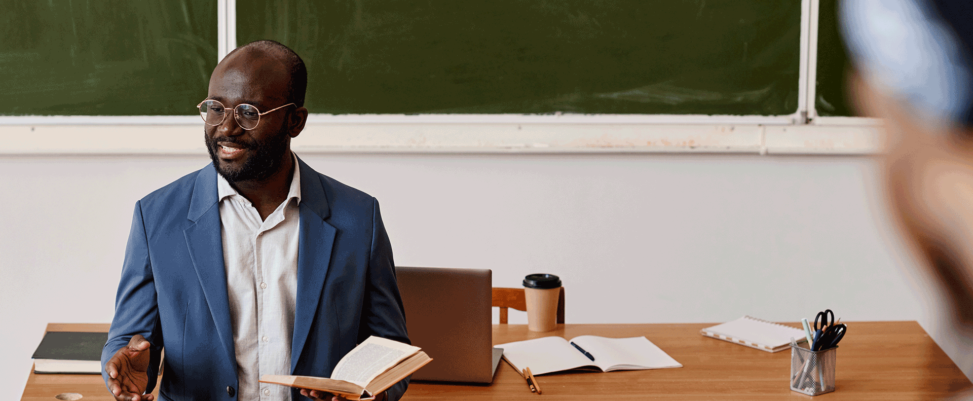 A professor teaching biblical theology at Aidan University.